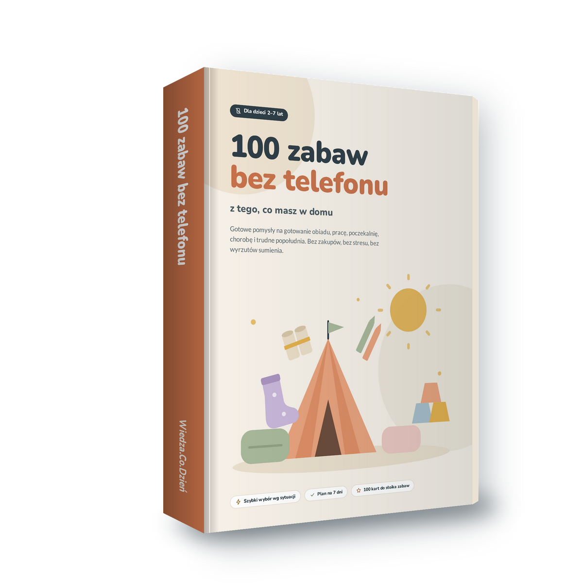 100 zabaw bez telefonu z tego, co masz w domu